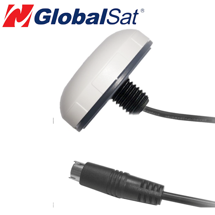 GlobalSat MR-350N Serial GPS Receiver (GPSGSM-R350N) White